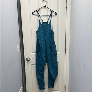 FP Movement by Free People Teal Jumpsuit